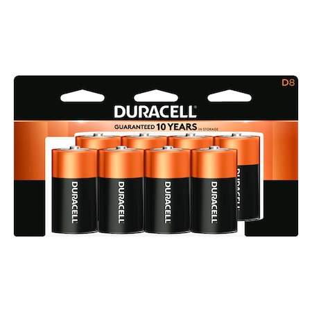 Duracell Duracell Coppertop D Alkaline Batteries 8 pk Carded MN13R8DWZ0017